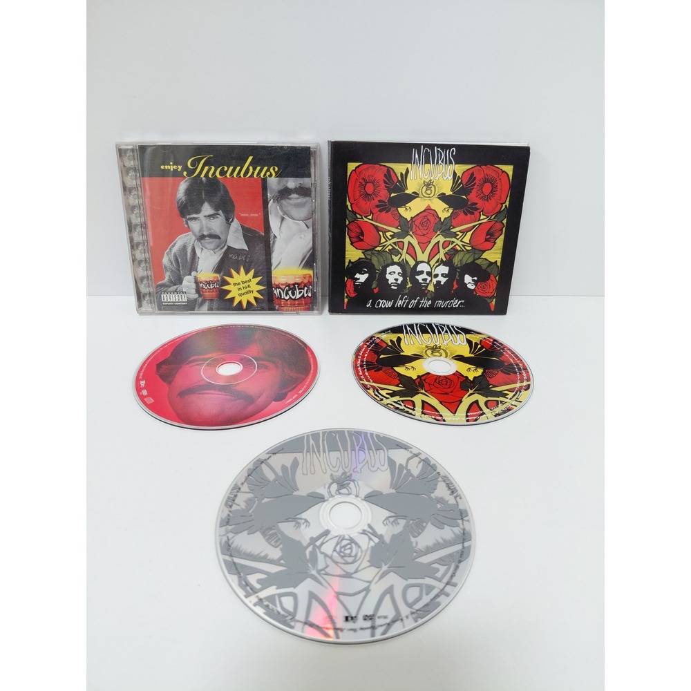 Incubus CD Lot Enjoy Incubus EP and A Crow Left of the Murder with Bonus DVD